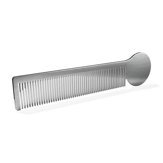 Stainless Moustache Comb